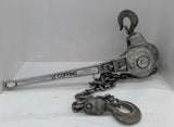Coffing MA30 Manual Lever Chain Hoist 1 1/2 Ton Come Along Chain 5FT