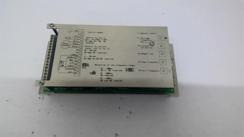 Frequenzumrichter Frequency Converter TFR 600S 230 VAC 3X230 Veff 2 AEFF 100 HZ