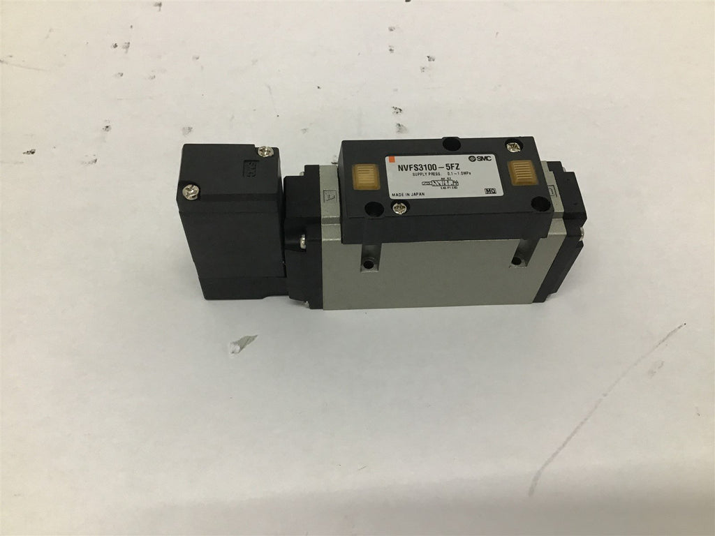 SMC NVFS3100 Solenoid Valve Supply Press.0.1-1.0 Amp DC21-26V