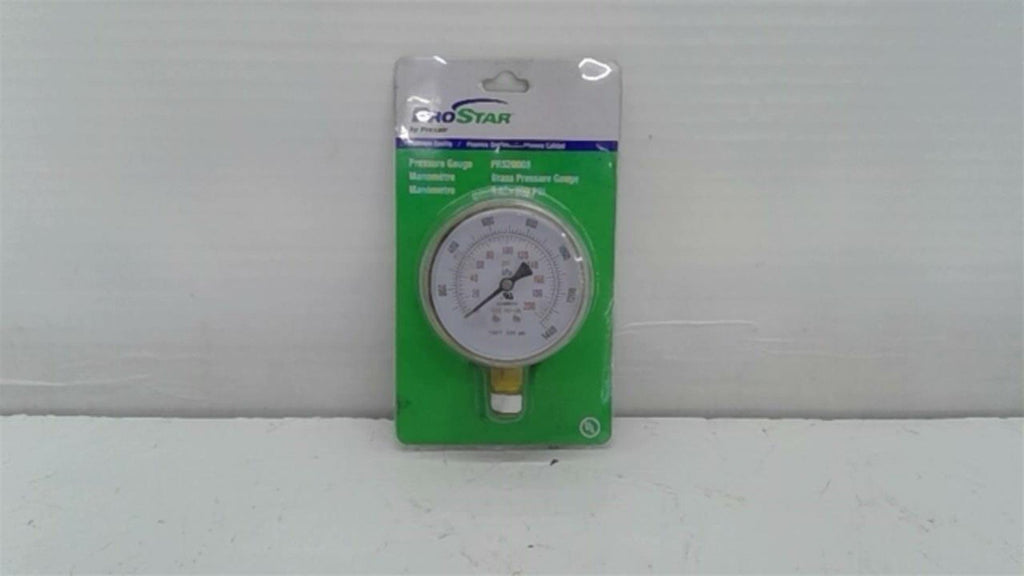 ProStar PRS200008 2.5"X200 PSI Brass Pressure Gauge
