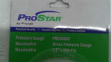 ProStar PRS200008 2.5"X200 PSI Brass Pressure Gauge