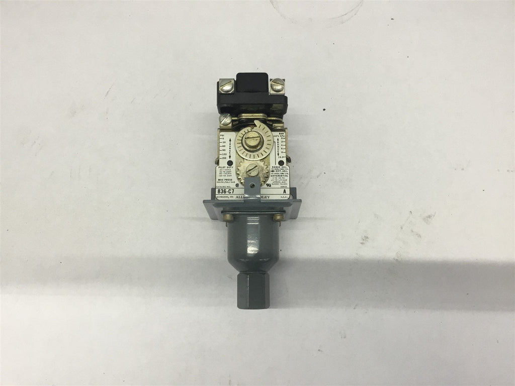Allen Bradley 836-C7 Pressure Switch Series A