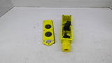 Daniel Woodhead 4052 Safeway EZ Grip Pendant 2- Pushbutton Station Yellow Nylon