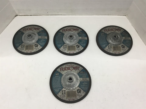 Flexovit Grinding Wheel A5302H 7"x1/4"x5/8"-11 Lot Of 4