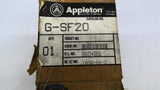 Appleton Electric Company G-SF20
