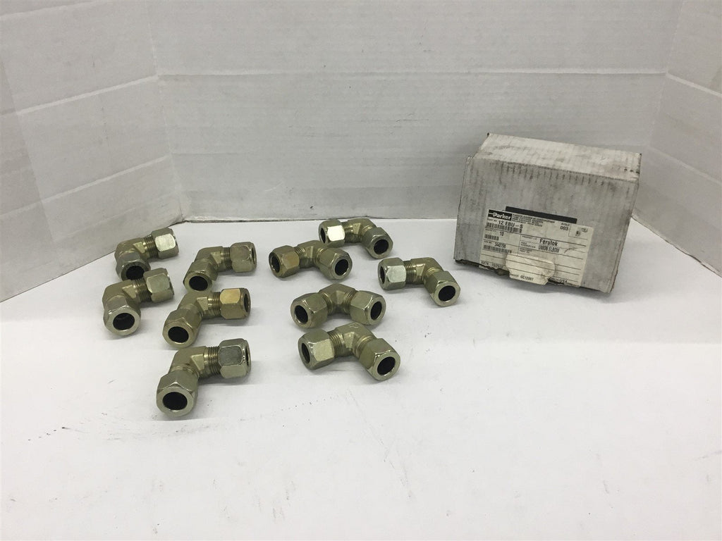 Parker Ferulok Union Elbow 12-EBU-S Lot Of 10
