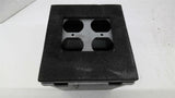 Tay Mac 91510 For Two Duplex Receptacle Two Gang Vertical Mount Deep Cover