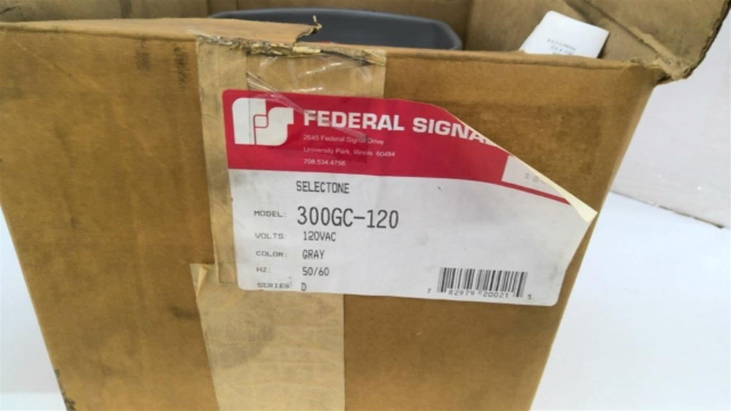 Federal Signal 300GC-120 120VAC Gray 50\60 HZ Ser D