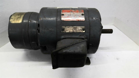 GE 5K184JG3311 1-1/2HP 1800 Rpm 4P 208-220/440V 3PH 184-FR AC Brake Motor