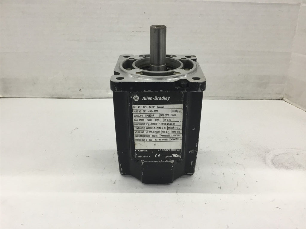 Allen -Bradley MPL-A310P-SJ22AA AC Servo Motor 5000 Rpm