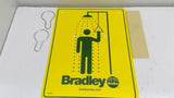 Bradley S19120 Horizontal Drench Shower With Plastic Showerhead