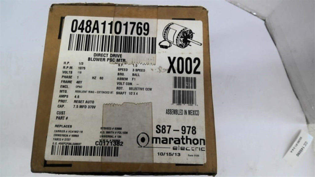 Marathon 048A1101769 S87-978 Direct Drive