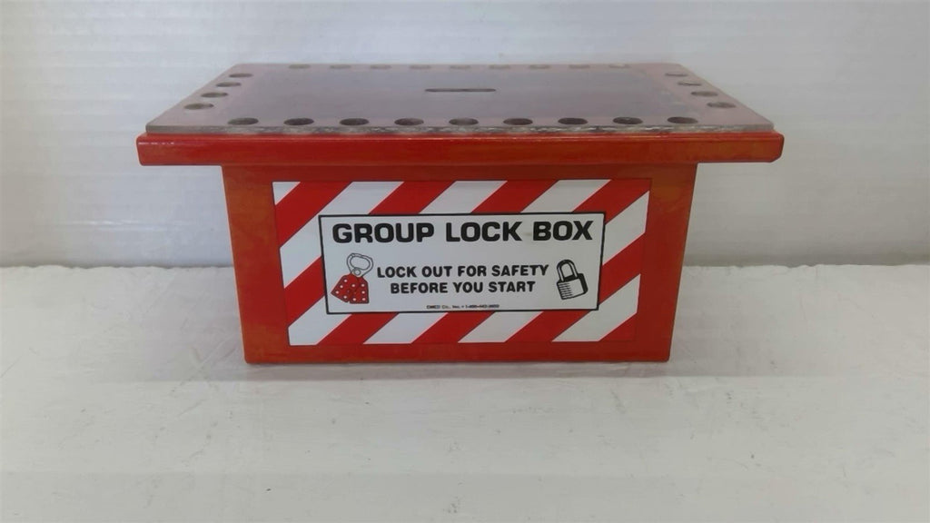 EMED Group Lock Box Red Metal