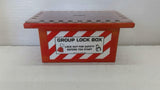 EMED Group Lock Box Red Metal