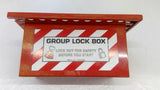 EMED Group Lock Box Red Metal
