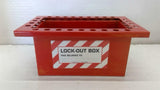 EMED Group Lock Box Red Metal