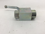 Anchor Flange AE2N1/2-11DB 2-Way Block Body Flange Head Ball Valve 7250PSI