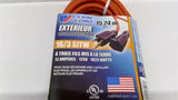U.S. Wire & Cable 16/3 SJTW Outdoor Extension Cord