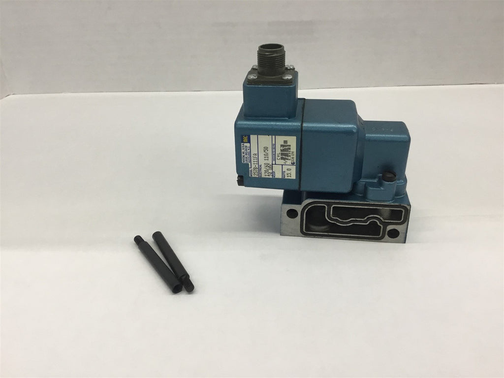 MAC 257B-111FA Solenoid Valve 120 volts 60 hz 24 VDC 15 Watts