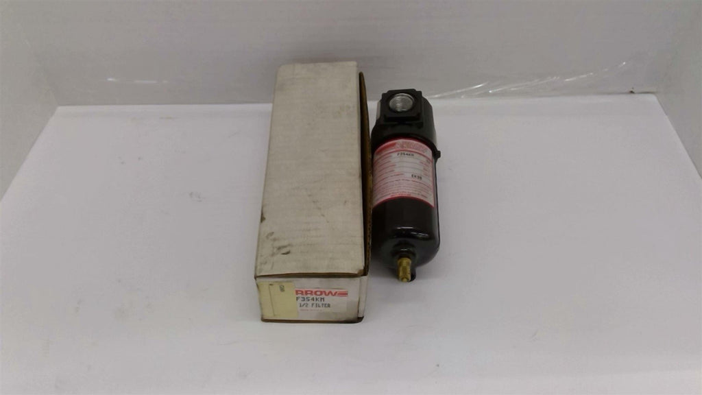Arrow F354KM PNeumatic Filter 1/2" 250PSIG Max Pressure 200F Max Temp.