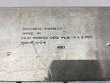 Continental Hydeaulics C50S-FC-G-S-B Pilot Operated Check Valve