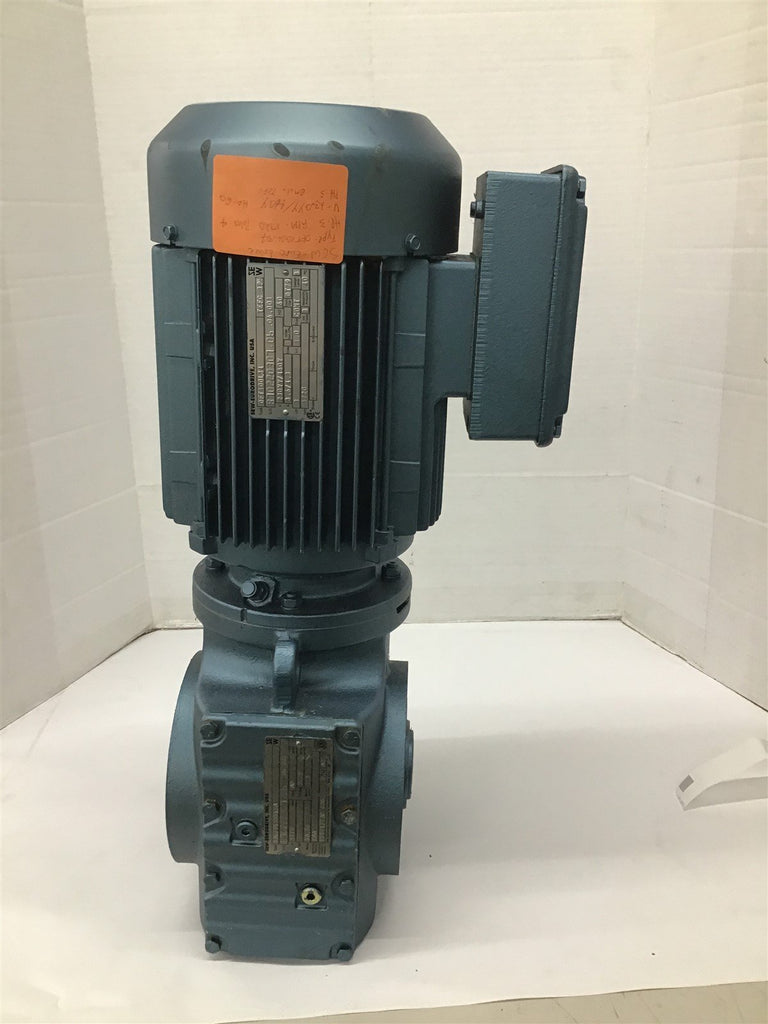 Sew-Eurodrive DFT100L34 3 HP Gear Motor 1800/49 RPM 4P 230/460V 3480:1 Ratio