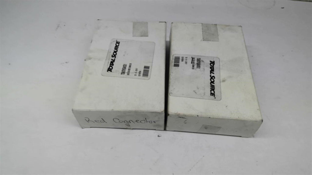 Total Source TSA/SY6342G1 SBX 350 Red Connector 2/0 CS19256 Lot Of 2