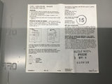 Challenger HD361NFC Disconnect Switch 30Amp 600 Volts Type 1 Indoor