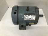 Baldor M3703 3 HP AC Motor 208-230/460V 213FR 1800 Rpm 4P 60HZ TEFC 3PH A