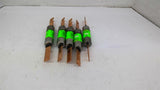 Cooper Bussman Fusetron FRS-R-100 Class RK5 Fuses Lot Of 5