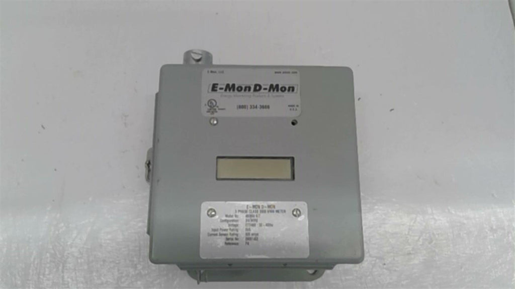 E-Mon D-Mon 480800 Energy Meter 3/4 Wire 277/480V 50-400HZ 6VA 800A