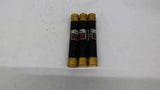 Fusetron FRS-R-1 Dual-Element Time-Delay Fuse Current-Limiting Lot Of 3