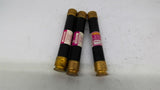Fusetron FRS-R-8/10 600 Volt Dual-Element Time Delay Lot Of 3