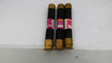 Fusetron FRS-R-8/10 600 Volt Dual-Element Time Delay Lot Of 3