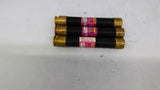 Fusetron FRS-R-8/10 600 Volt Dual-Element Time Delay Lot Of 3