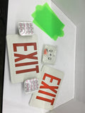 Utilitech 0253631 Dual-Color LED Exit/Emergency Sign Red Or Green