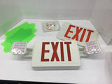 Utilitech 0253631 Dual-Color LED Exit/Emergency Sign Red Or Green