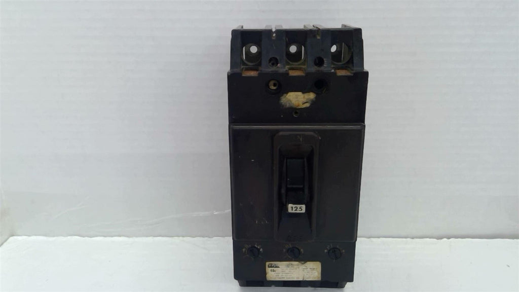 Federal Pacific NFJ631125 Circuit Breaker 125A 3P 600V