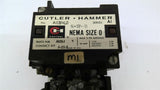 Cutler Hammer A10BNLO Starter Nema Size 0 460 Volt at 5 HP