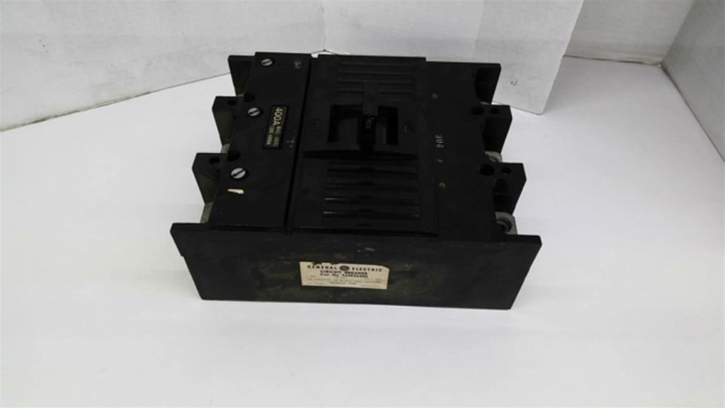 General Electric TJ436400 400 Amp Mag. ADJ 1200-4000A 3 Pole 400 Amp 600V AC