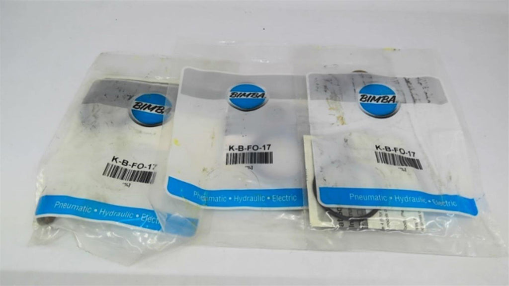 Bimba K-B-FO-17 Pneumatic-Hydraulic-Electric Lot Of 3