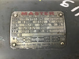 Master HV 43963 AC Motor 1/2 HP 1800 Rpm 4P Single Phase 56C Frame