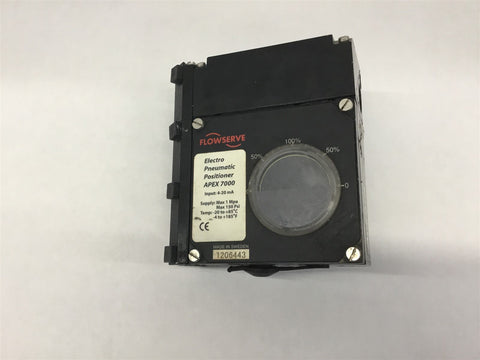 Flowserve APEX 7000 Electro Pneumatic Positioner 4-20 Ma