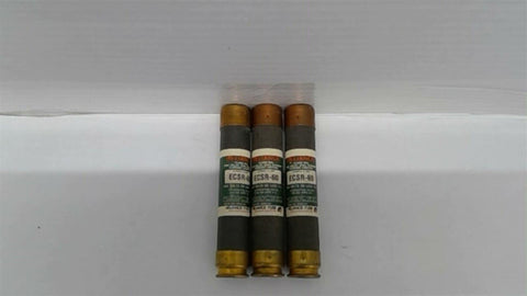 Reliance ECSR-60 Time Delay Dual Element Current Limiting Fuse 60A 600V Lot Of 2