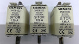Siemens 3NE8022 Fuse Sitor 125A 660V Lot Of 3