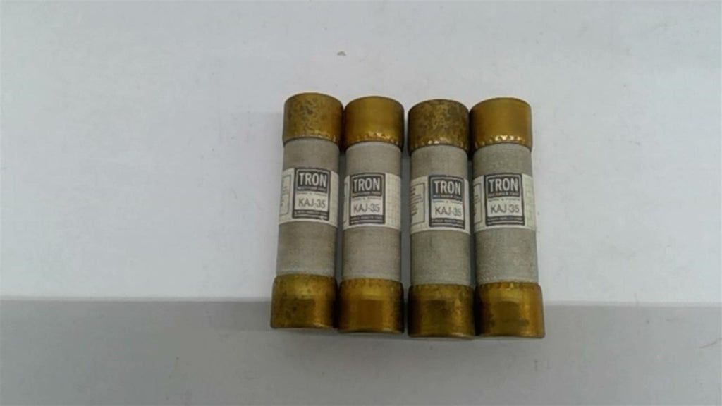 Bussmann KAJ-35 Fast Acting Fuse 35A 600V Lot Of 4