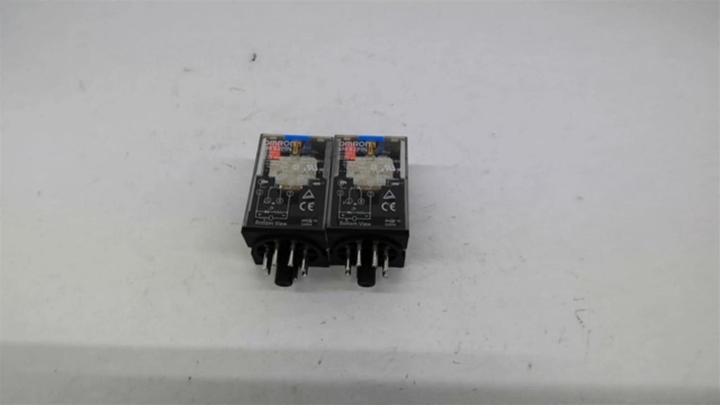 Omron MKS2PIN Single Phase Relay 250 VAC Lot Of 2