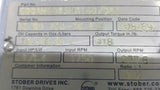 Stober C002N0063MR140/050 Gear Reducer 6.3:1 Ratio 1.89 HP 1750 RPM