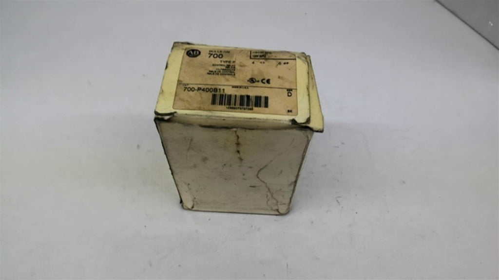 Allen-Bradley 700-P400B11 Control Relay 110-115V 50 H 120V 60 HZ