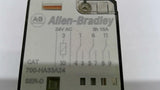 Allen Bradley 700-HA33A24 Relay 10A 24V With 700-HN101 10A 400V